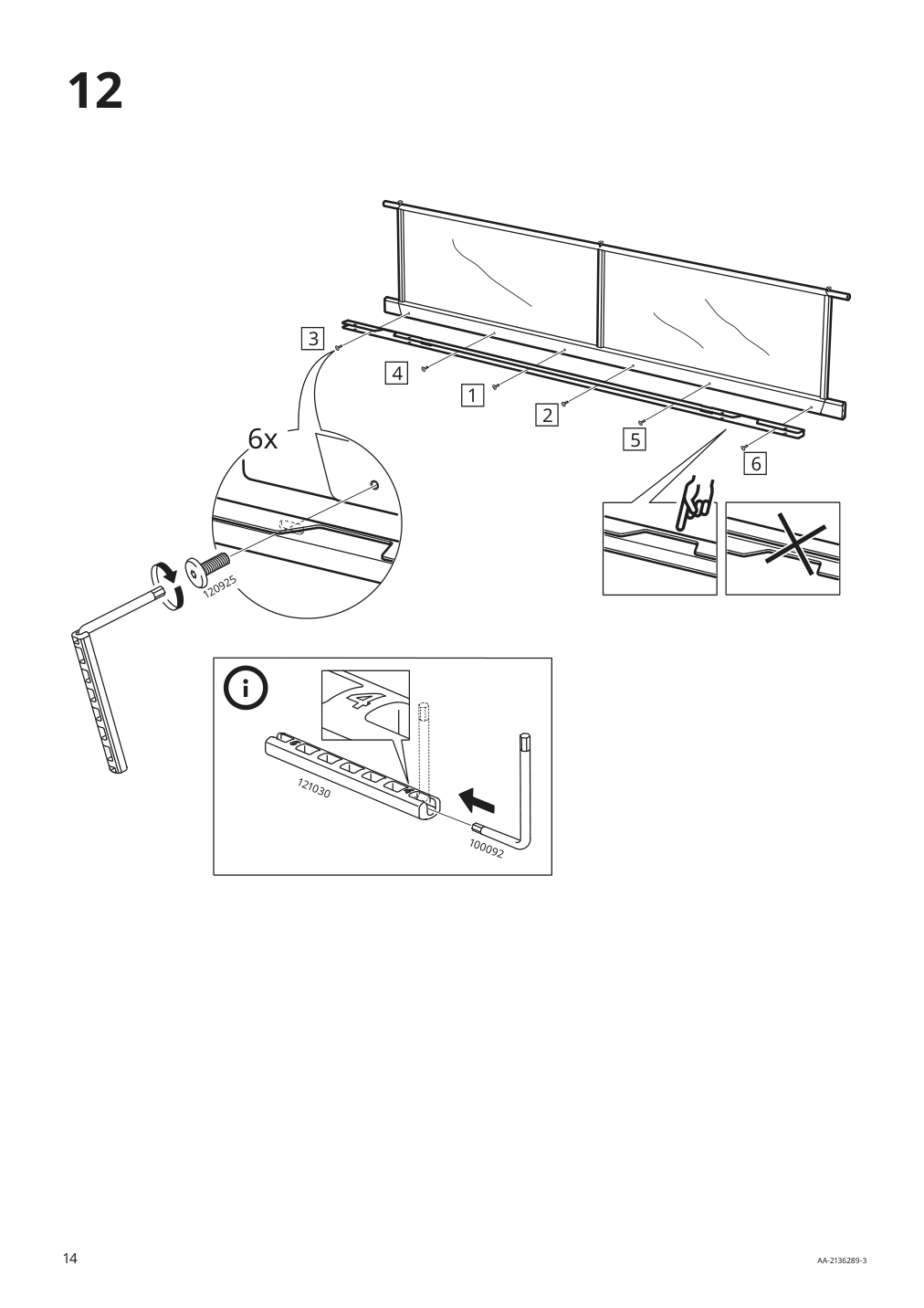 Assembly instructions for IKEA Vitval bunk bed frame white light gray | Page 14 - IKEA VITVAL bunk bed frame 804.112.72