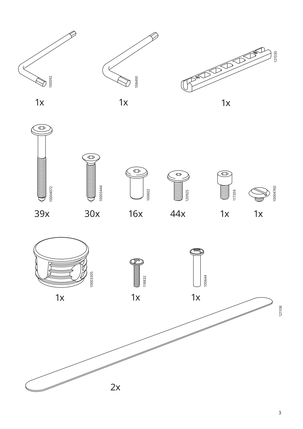 Assembly instructions for IKEA Vitval bunk bed frame white light gray | Page 3 - IKEA VITVAL bunk bed frame 804.112.72