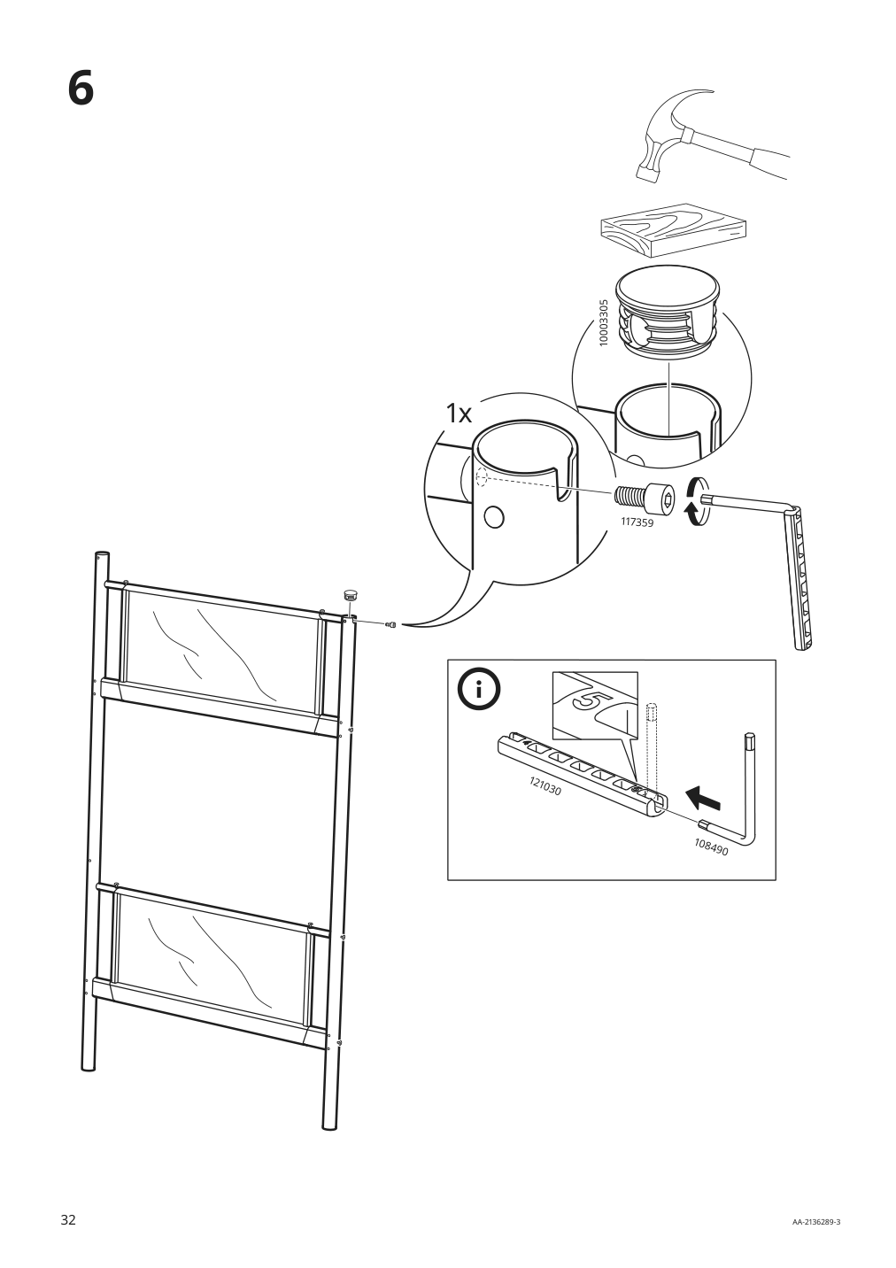 Assembly instructions for IKEA Vitval bunk bed frame white light gray | Page 32 - IKEA VITVAL bunk bed frame 804.112.72