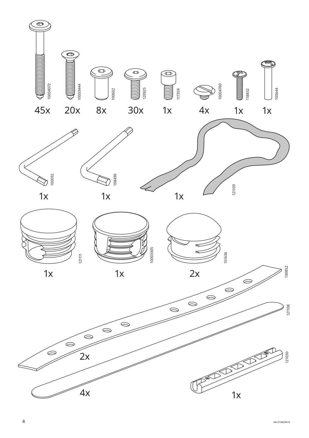 Assembly instructions for IKEA Vitval loft bed frame white light gray | Page 4 - IKEA VITVAL loft bed frame 104.112.42