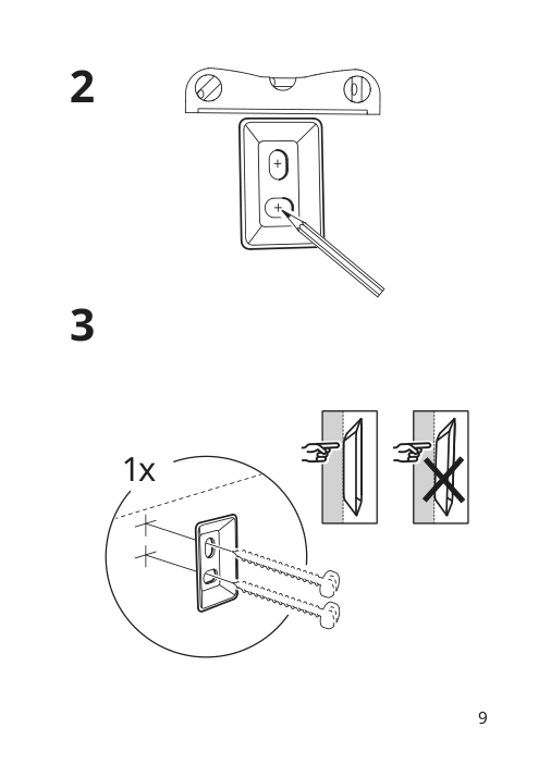 Assembly instructions for IKEA Voxnan towel hanger chrome effect | Page 9 - IKEA VOXNAN towel hanger 403.289.82