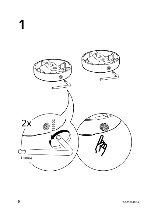 Assembly instructions for IKEA Voxnan towel rail chrome effect | Page 8 - IKEA VOXNAN towel rail 603.285.99