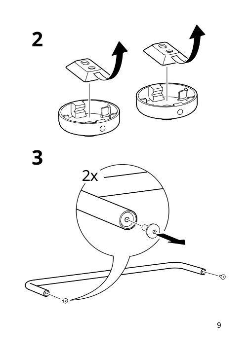 Assembly instructions for IKEA Voxnan towel rail chrome effect | Page 9 - IKEA VOXNAN towel rail 603.285.99