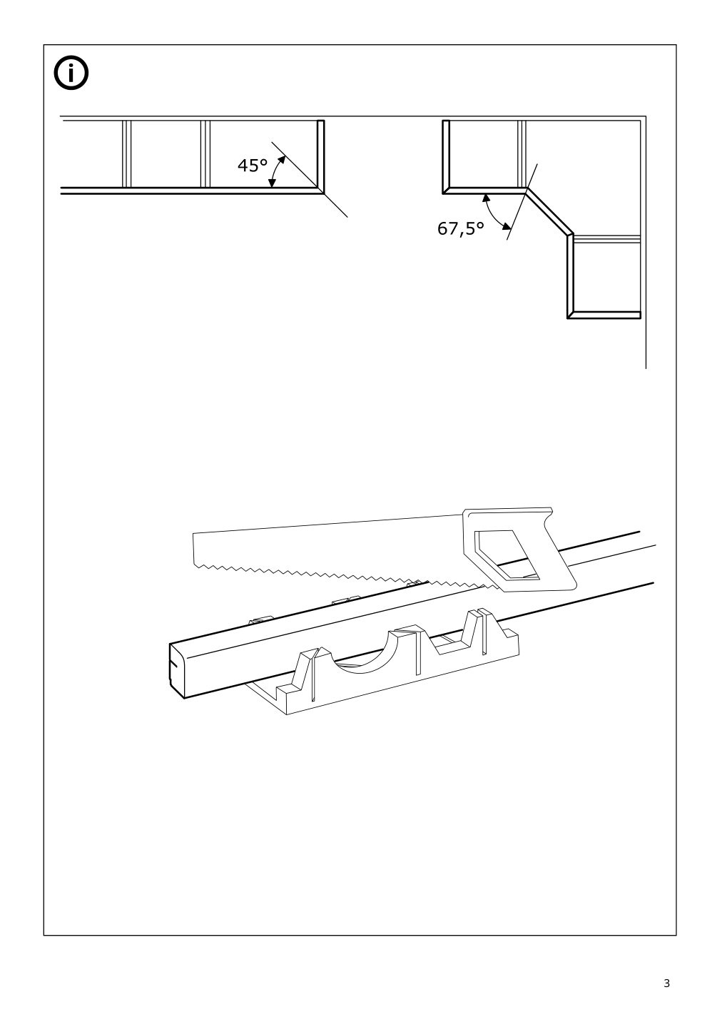 Assembly instructions for IKEA Bodarp rounded deco strip gray green | Page 3 - IKEA BODARP rounded deco strip 704.355.27