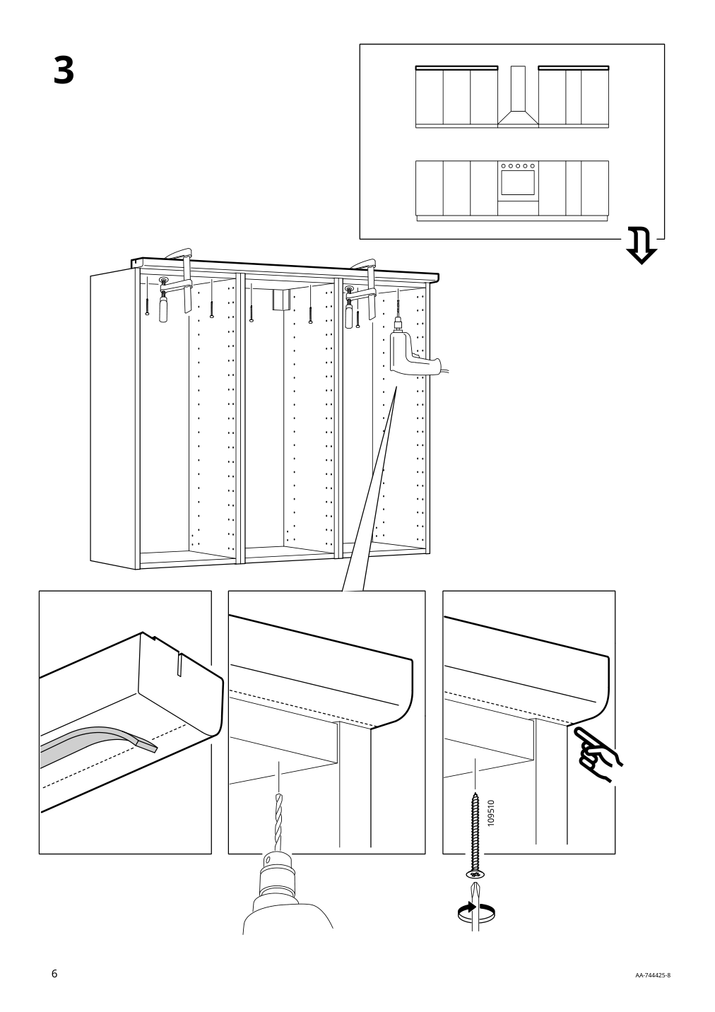 Assembly instructions for IKEA Bodarp rounded deco strip gray green | Page 6 - IKEA BODARP rounded deco strip 704.355.27