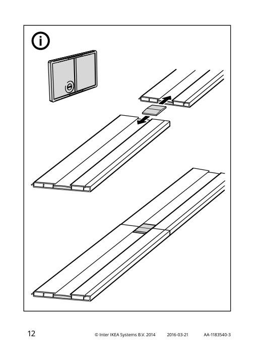 Assembly instructions for IKEA Bodarp toekick gray green | Page 12 - IKEA BODARP toekick 204.356.38