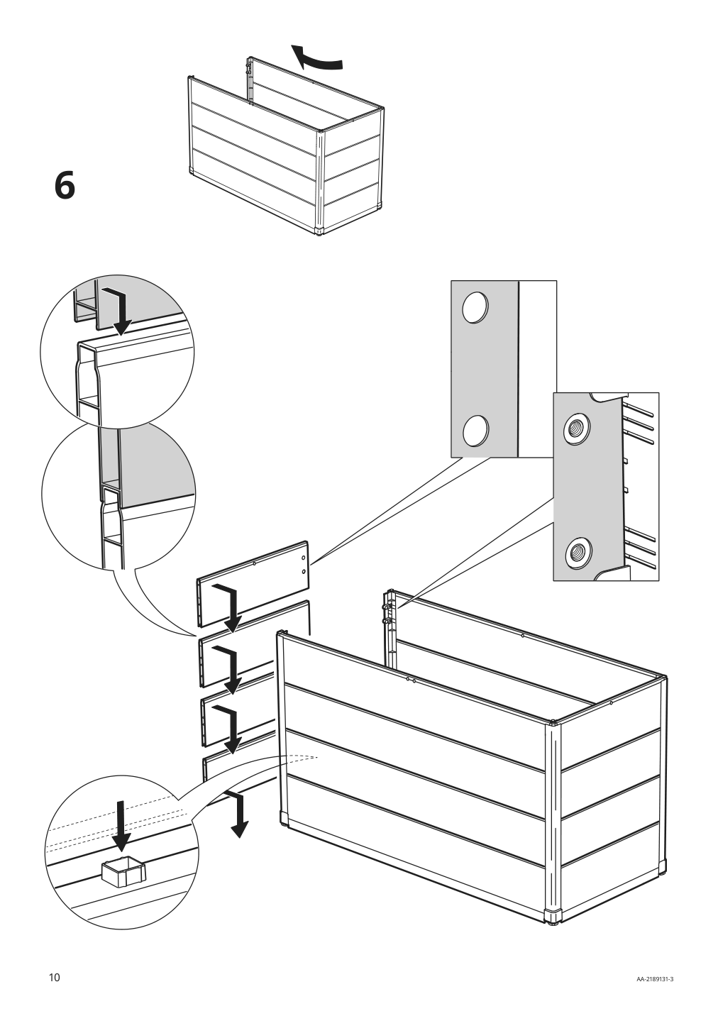 Assembly instructions for IKEA Vrenen storage box outdoor light gray gray | Page 10 - IKEA VRENEN storage box, outdoor 504.114.43