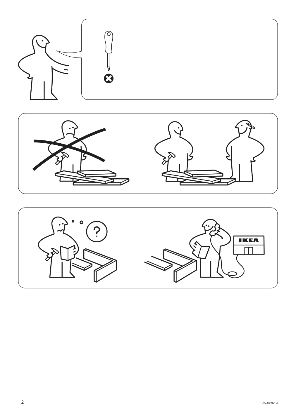 Assembly instructions for IKEA Vrenen storage box outdoor light gray gray | Page 2 - IKEA VRENEN storage box, outdoor 504.114.43