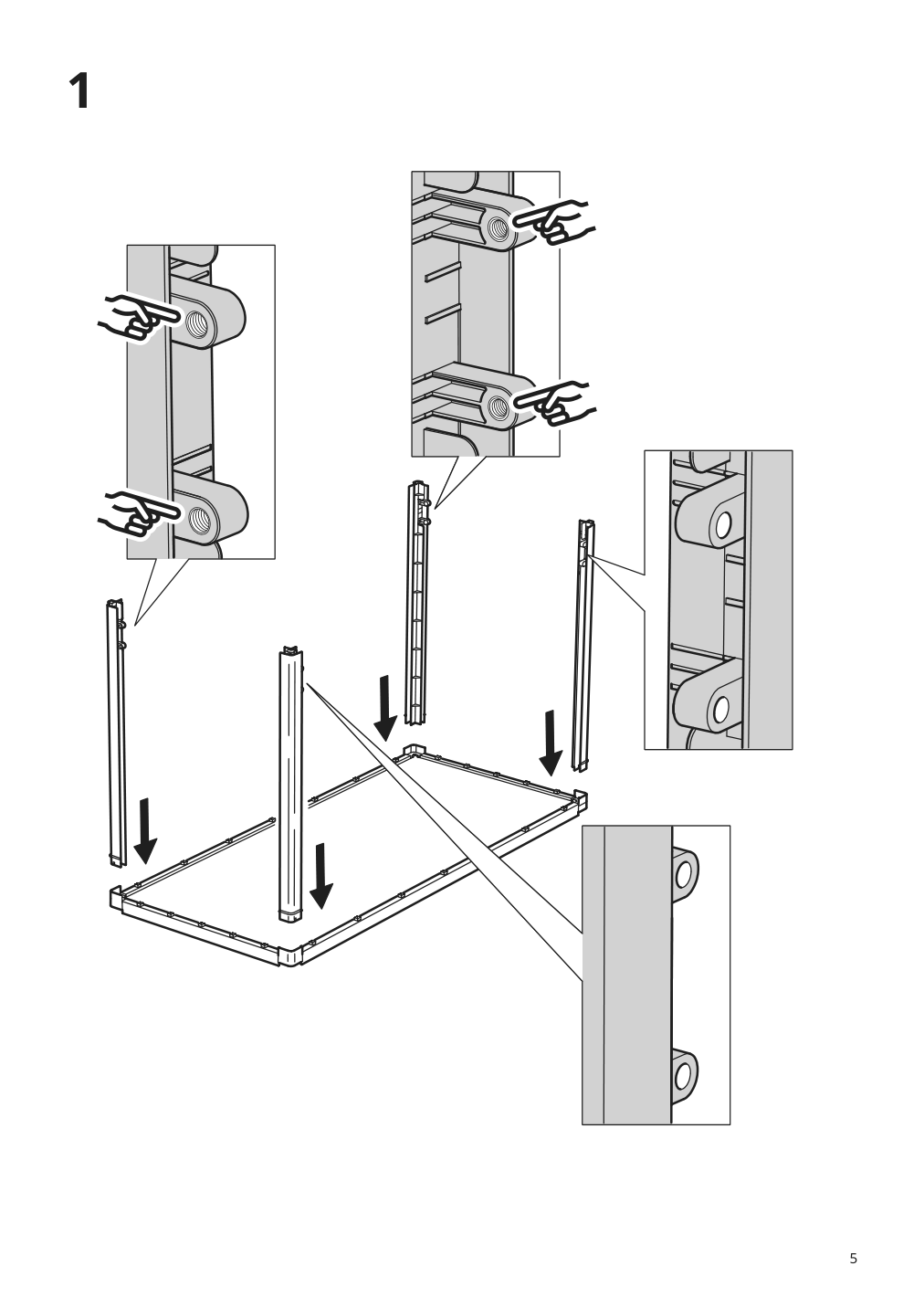 Assembly instructions for IKEA Vrenen storage box outdoor light gray gray | Page 5 - IKEA VRENEN storage box, outdoor 504.114.43