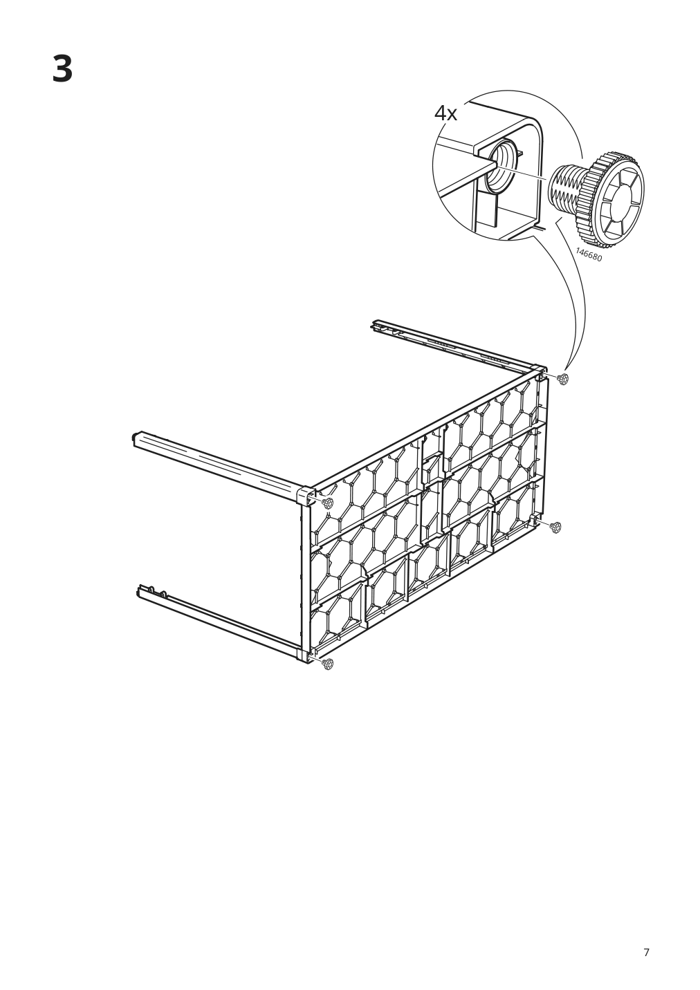 Assembly instructions for IKEA Vrenen storage box outdoor light gray gray | Page 7 - IKEA VRENEN storage box, outdoor 504.114.43