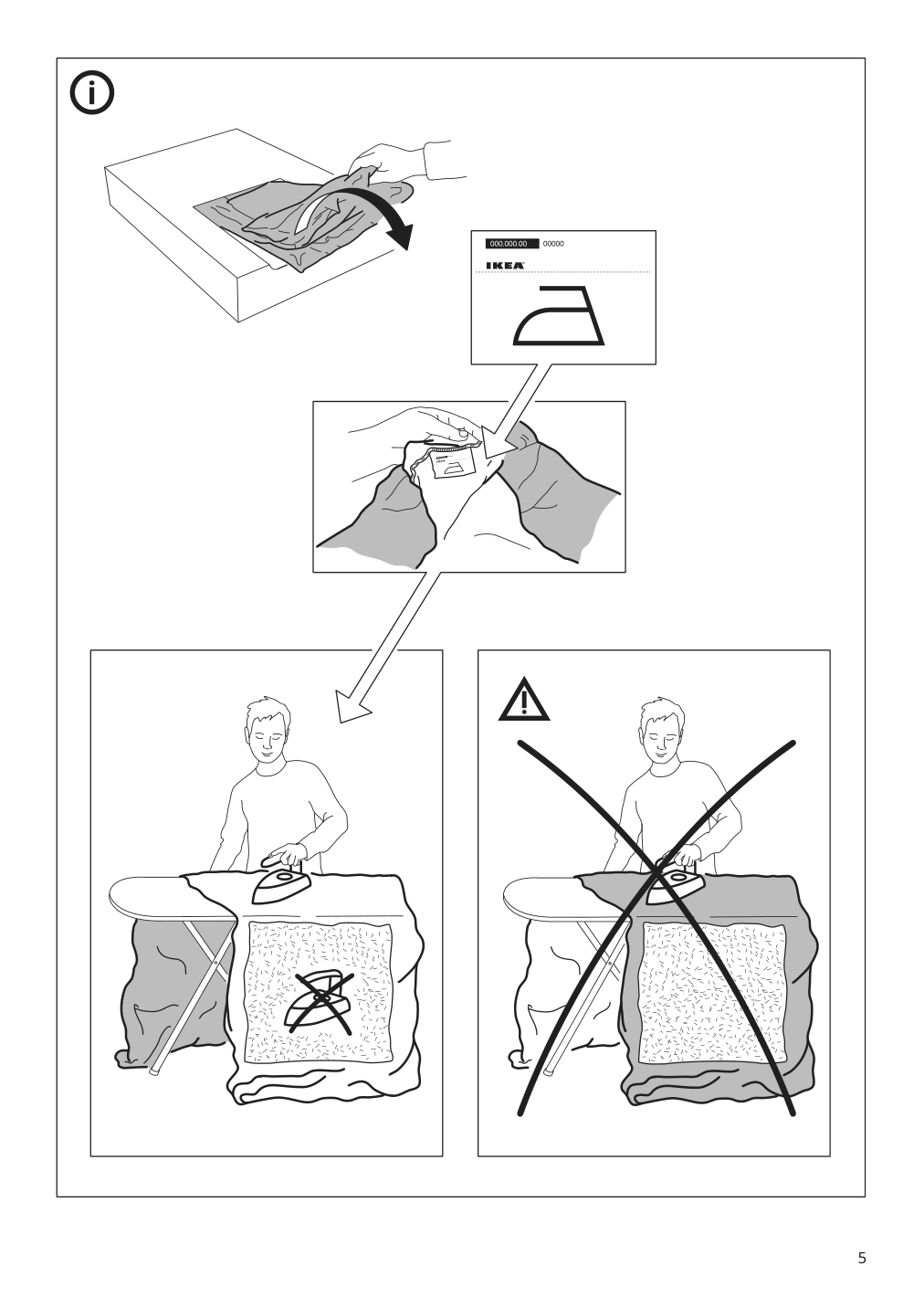 Assembly instructions for IKEA Vretstorp frame for sleeper sofa | Page 5 - IKEA VRETSTORP sleeper sofa 094.912.54