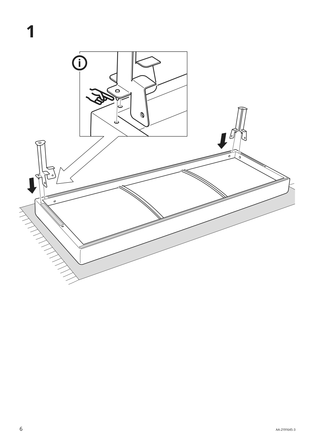 Assembly instructions for IKEA Vretstorp frame for sleeper sofa | Page 6 - IKEA VRETSTORP sleeper sofa 094.912.54