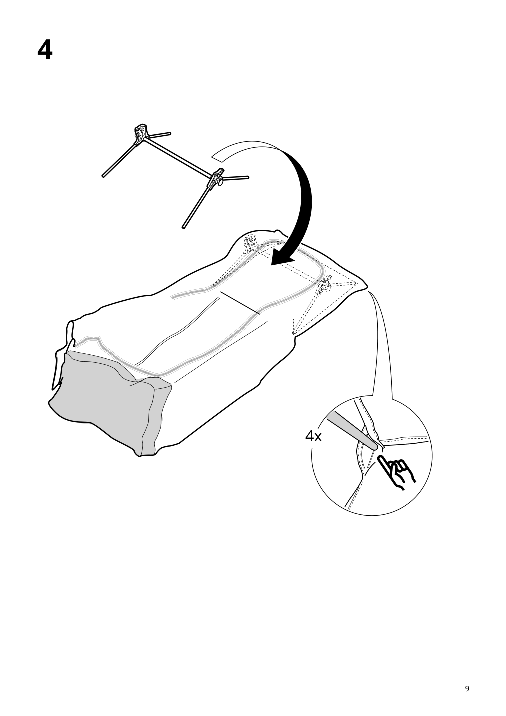 Assembly instructions for IKEA Vuku wardrobe white | Page 9 - IKEA VUKU wardrobe 803.319.73