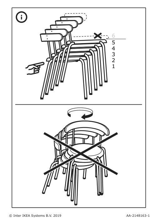 Assembly instructions for IKEA Yngvar chair anthracite | Page 1 - IKEA YNGVAR chair 804.176.36