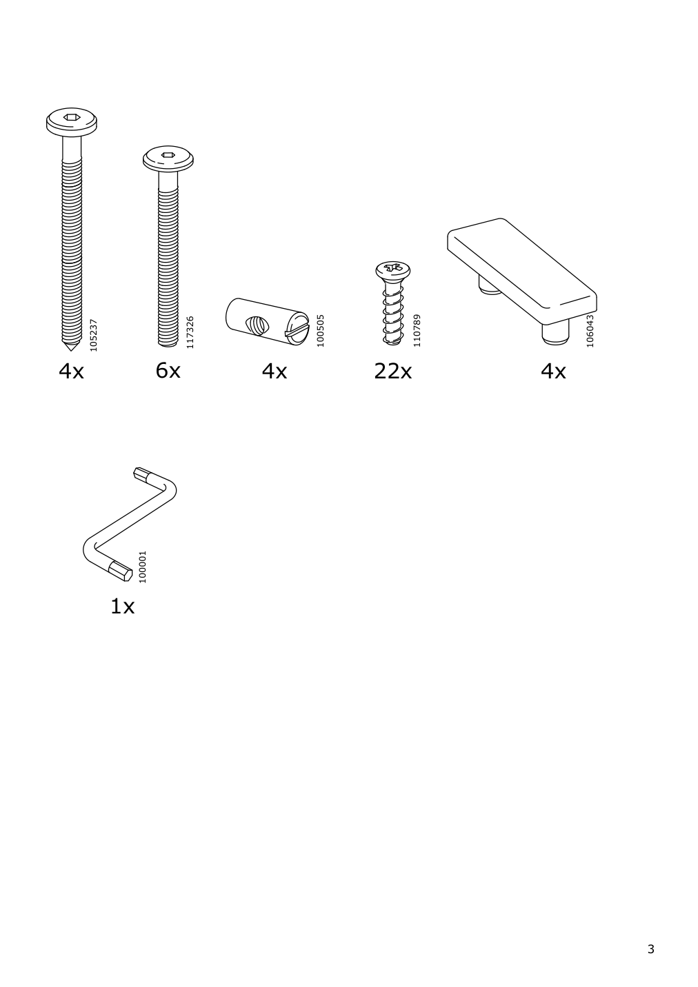 Assembly instructions for IKEA Ypperlig table ash | Page 3 - IKEA YPPERLIG / ODGER table and 4 chairs 894.830.66