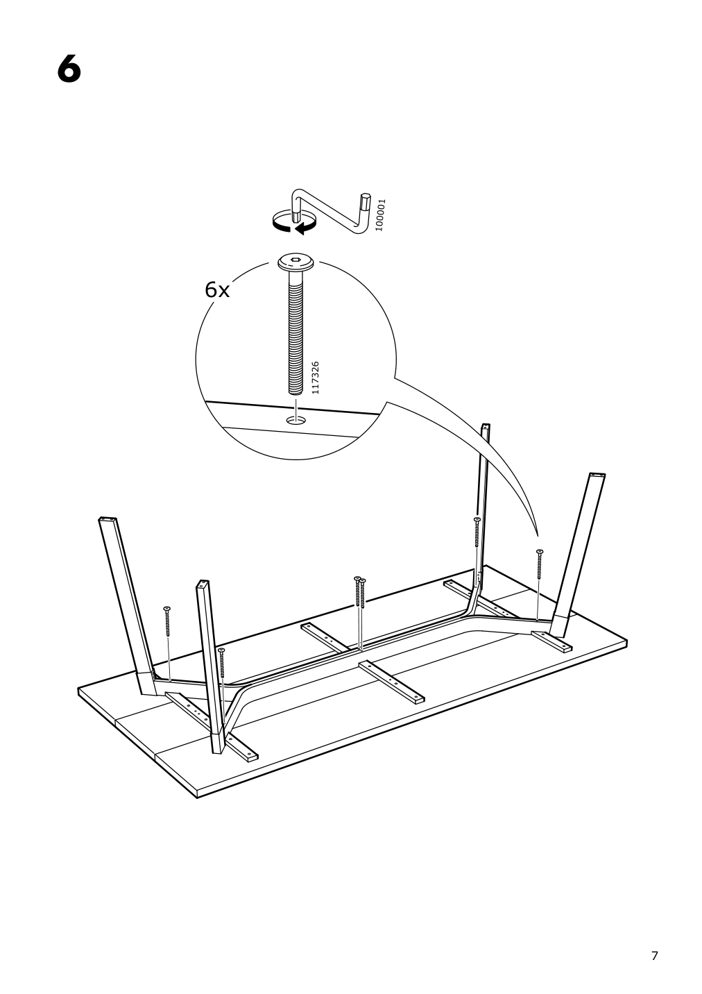 Assembly instructions for IKEA Ypperlig table ash | Page 7 - IKEA YPPERLIG / NILSOVE table and 4 chairs 692.972.92