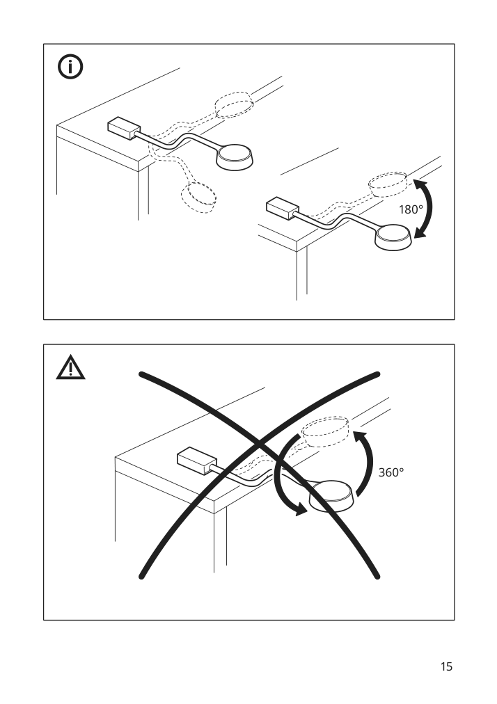 Assembly instructions for IKEA Ytberg cabinet lighting black dimmable | Page 15 - IKEA YTBERG cabinet lighting 605.278.91