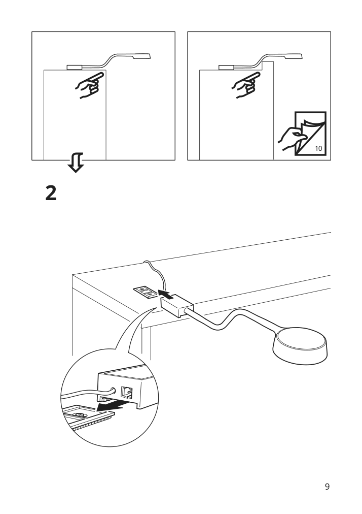 Assembly instructions for IKEA Ytberg cabinet lighting black dimmable | Page 9 - IKEA YTBERG cabinet lighting 605.278.91