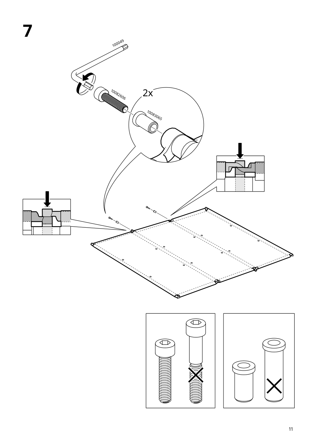 Assembly instructions for IKEA Ytterskaer privacy screen outdoor gray | Page 11 - IKEA YTTERSKÄR privacy screen, outdoor 404.951.36