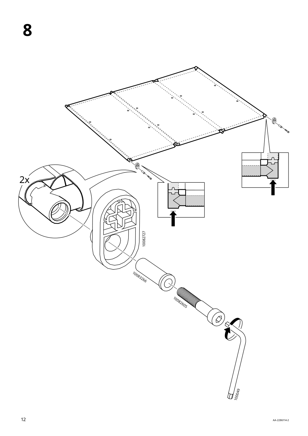 Assembly instructions for IKEA Ytterskaer privacy screen outdoor gray | Page 12 - IKEA YTTERSKÄR privacy screen, outdoor 404.951.36